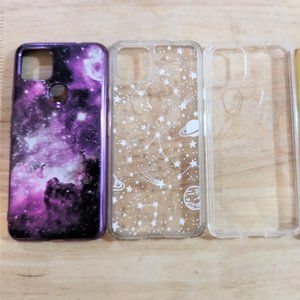 Google Pixel 5A Cases (1 NEW 3 used) + 1 Screen Protector